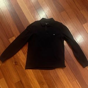 Men’s rag & bone collared long sleeved polo shirt